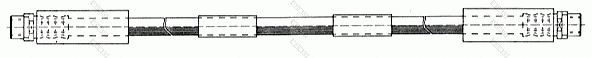 Flexible de frein GIRLING 9001295
