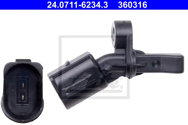 Capteur, vitesse de roue ATE-APAC 24.0711-6234.3