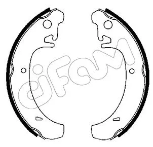 Jeu de mâchoires de frein CIFAM 153-456