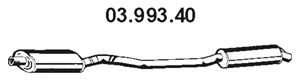 Silencieux arrière EBERSPÄCHER 03.993.40