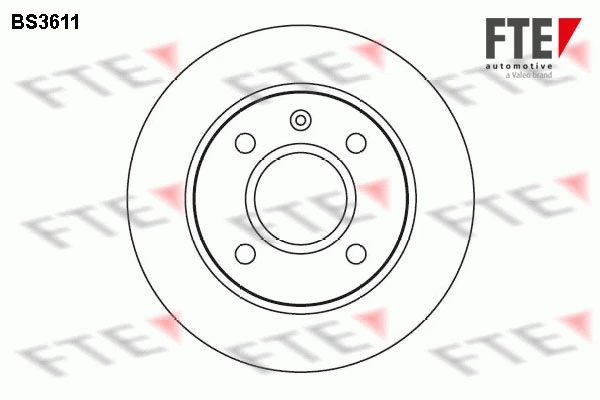 Disque de frein FTE 9072175