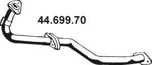 Tuyau d'échappement EBERSPÄCHER 44.699.70
