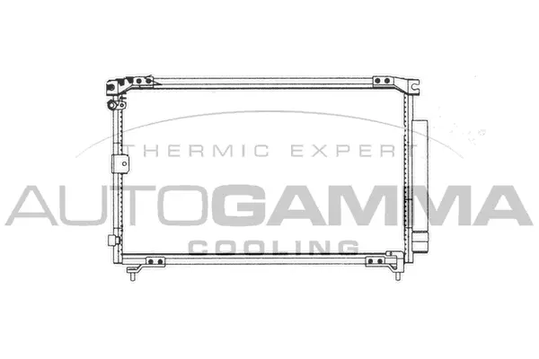 Condenseur, climatisation AUTOGAMMA 102808