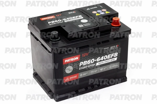 Batterie de démarrage PATRON PB60-640EFB