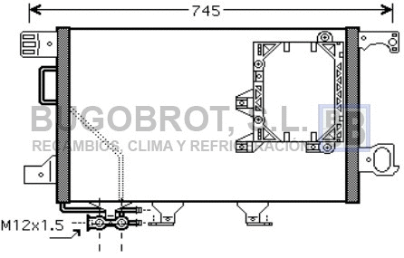 Condenseur, climatisation BUGOBROT 62-MS5391