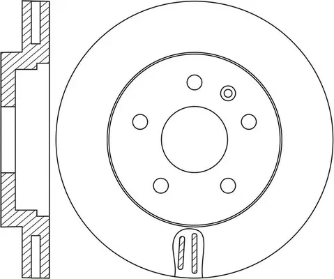 Disque de frein FIT FR0754V