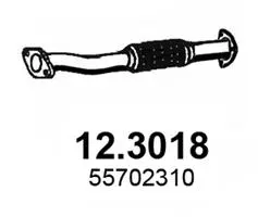 Tuyau d'échappement ASSO 12.3018