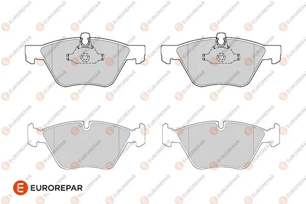 Kit de plaquettes de frein, frein à disque EUROREPAR 1686273880