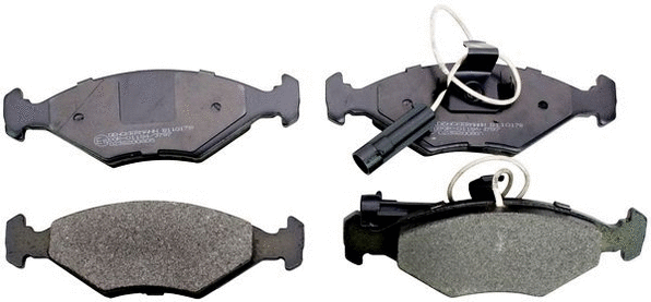 Kit de plaquettes de frein, frein à disque DENCKERMANN B110178