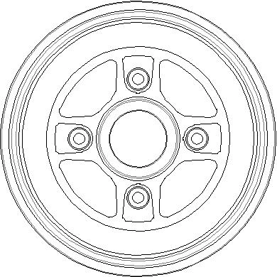 Tambour de frein National NDR363