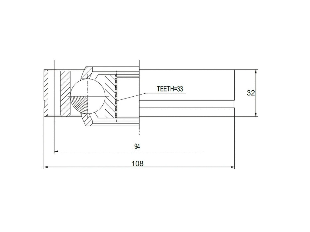 Jeu de joints, arbre de transmission A.Z. Meisterteile AZMT-43-030-1052