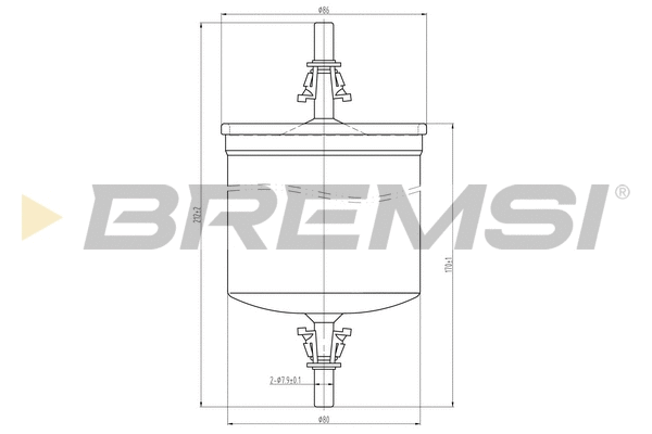 Filtre à carburant BREMSI FE1891