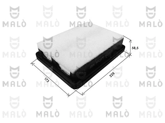 Filtre à air AKRON-MALÒ 1500626