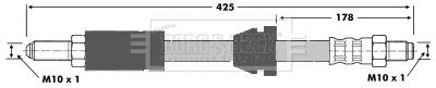 Flexible de frein BORG & BECK BBH6144