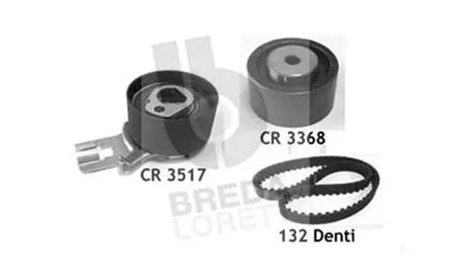 Kit de courroie crantée BREDA LORETT KCD0607