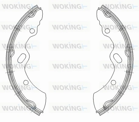 Mâchoire de frein WOKING Z4528.00