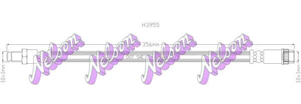 Flexible de frein KAWE H3955