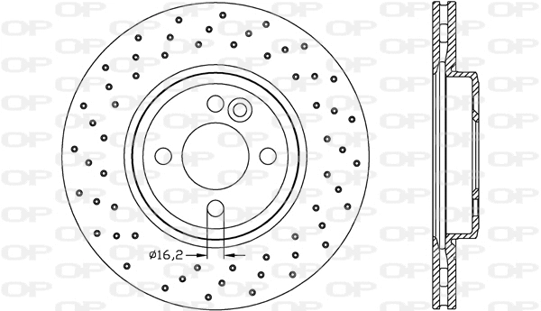 Disque de frein OPEN PARTS BDR2614.20