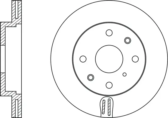 Disque de frein FIT FR0215V