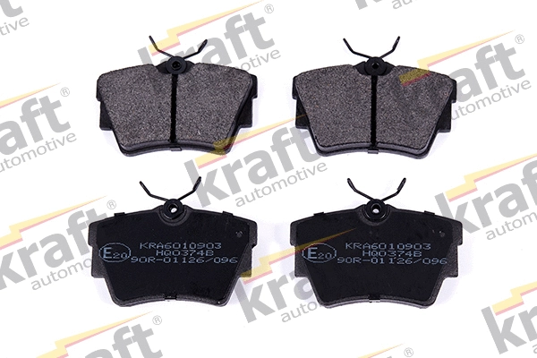 Kit de plaquettes de frein, frein à disque KRAFT AUTOMOTIVE 6010903