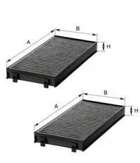 Filtre, air de l'habitacle UNIFLUX FILTERS XCK473