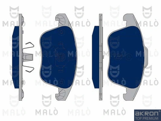 Kit de plaquettes de frein, frein à disque AKRON-MALÒ 1050255