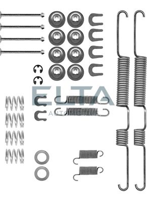 Kit d'accessoires, mâchoire de frein ELTA AUTOMOTIVE EA8082
