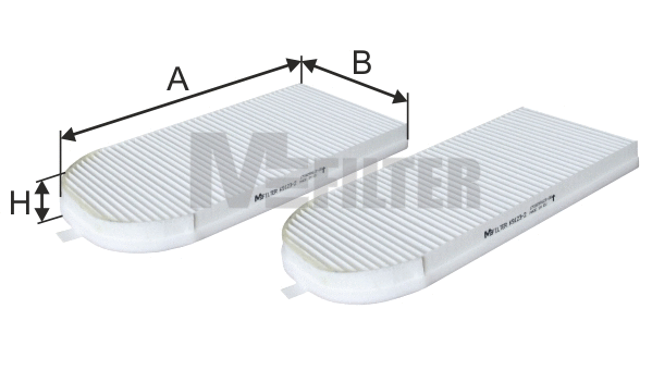 Filtre, air de l'habitacle MFILTER K 9123-2