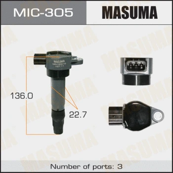 Bobine d'allumage MASUMA MIC-305