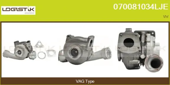 Turbocompresseur, suralimentation LGK 070081034LJE