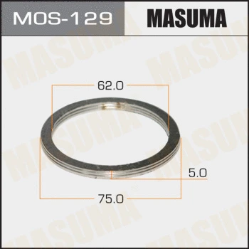 Bague d'étanchéité, tuyau d'échappement MASUMA MOS-129