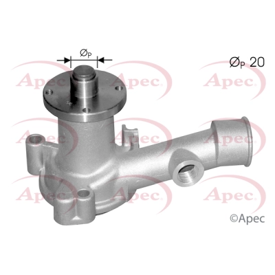 Pompe à eau, refroidissement du moteur APEC AWP1178