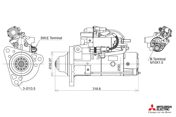 Démarreur KUTNAK AUTOMOTIVE 723432/M