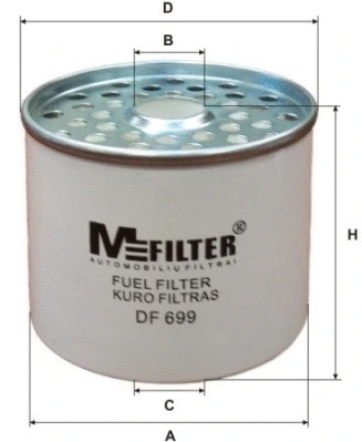 Filtre à carburant MFILTER DF 699