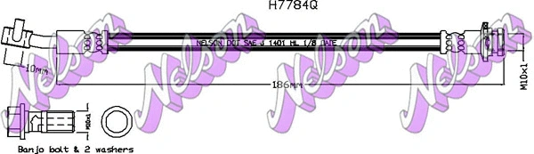 Flexible de frein KAWE H7784Q
