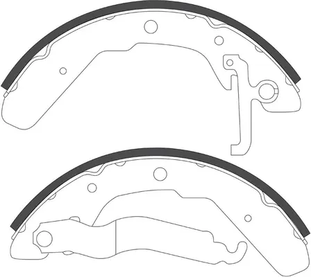 Jeu de mâchoires de frein SB BS33538