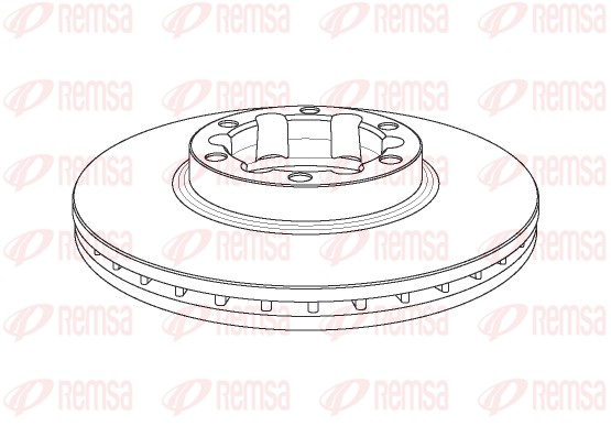 Disque de frein REMSA NCA1150.20