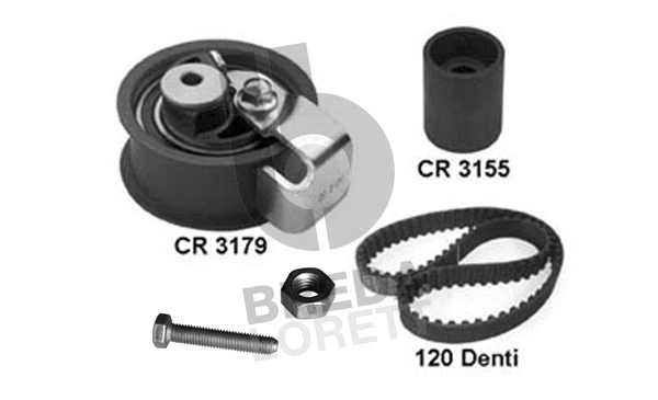 Kit de courroie crantée BREDA LORETT KCD0582