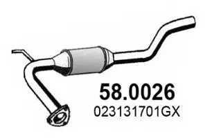 Catalyseur ASSO 58.0026