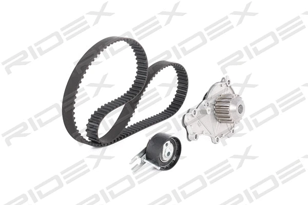 Pompe à eau + kit de courroie crantée RIDEX 3096W0009
