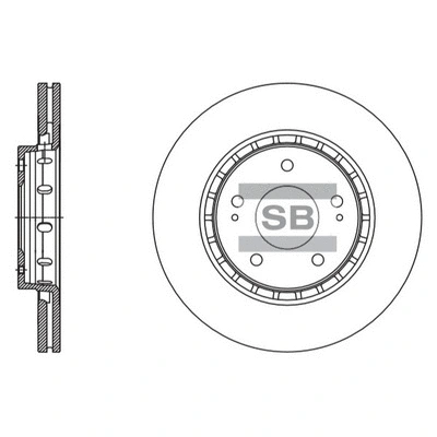 Disque de frein Hi-Q SD4329
