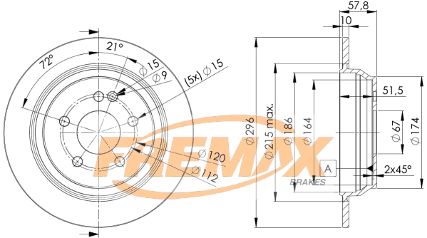 Disque de frein FREMAX BD-0416