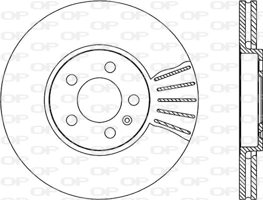 Disque de frein OPEN PARTS BDA1667.20