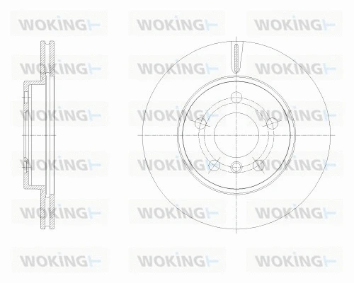 Disque de frein WOKING D62532.10