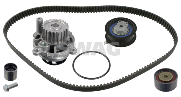Pompe à eau + kit de courroie crantée SWAG 33 10 1727