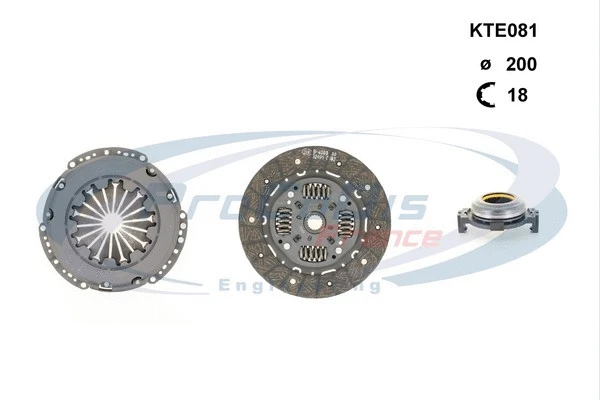 Kit d'embrayage PROCODIS FRANCE KTE081