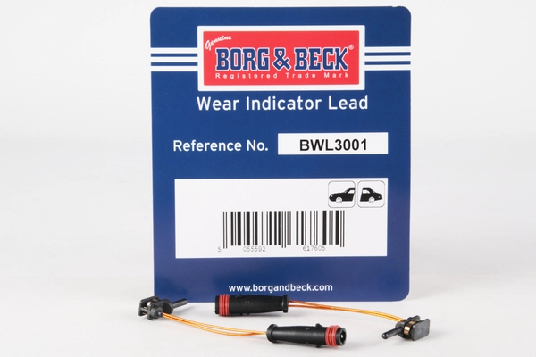 Contact d'avertissement, usure des plaquettes de frein BORG & BECK BWL3001
