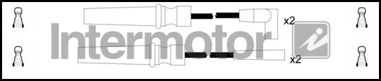 Kit de câbles d'allumage INTERMOTOR 73902