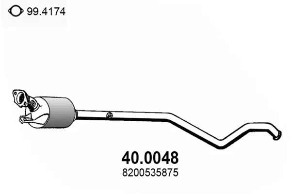 Catalyseur ASSO 40.0048