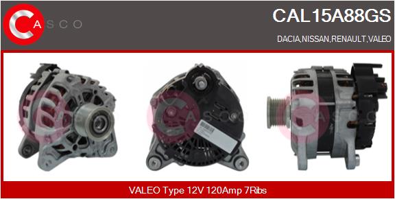 Alternateur CASCO CAL15A88GS